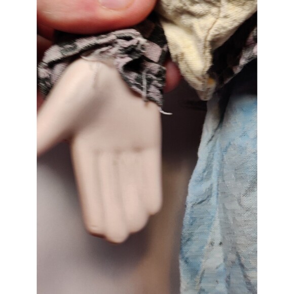 Vintage 80s 16" Porcelain Clown Happiness Hobo Clown-Flaw - Picture 12 of 14